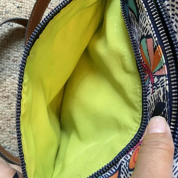 Lily Bloom Purse Crossbody Bag Night Flight Butterfly Zipper Multiple Pockets - Picture 7 of 10